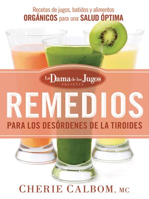 cover image of Remedios para los desórdenes de la tiroides de la Dama de los Jugos
